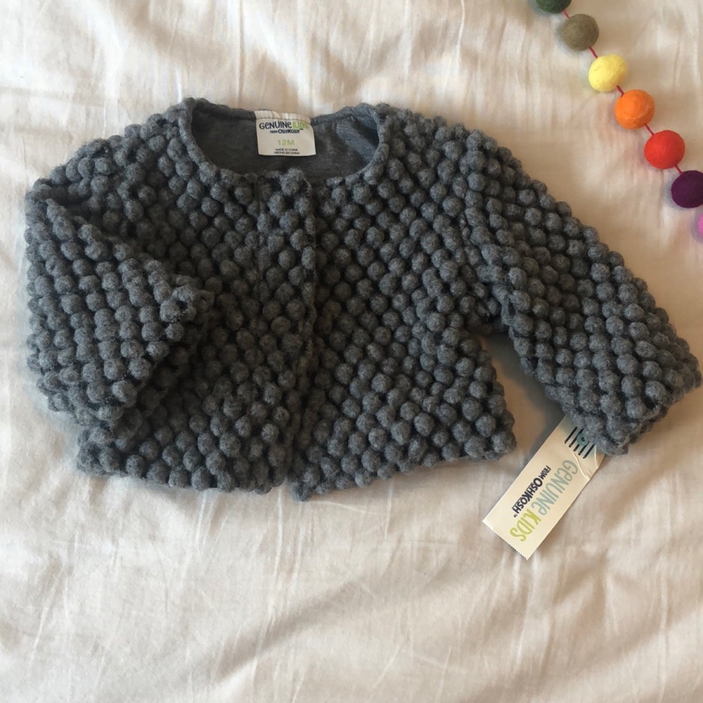 Chic OshKosh Cardigan - 12M - NWT
